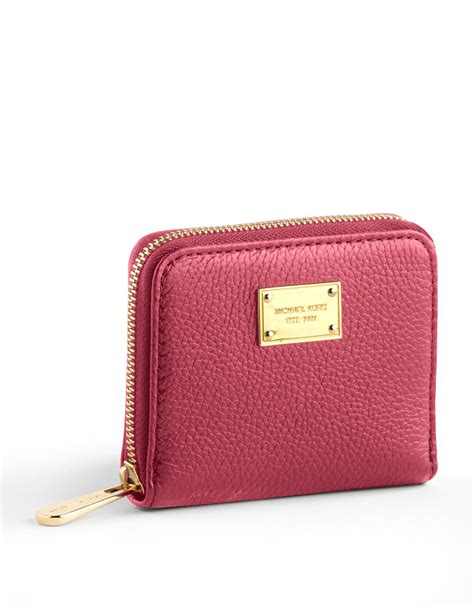 michael kors zip around wallet interior|Michael Kors small zip wallet.